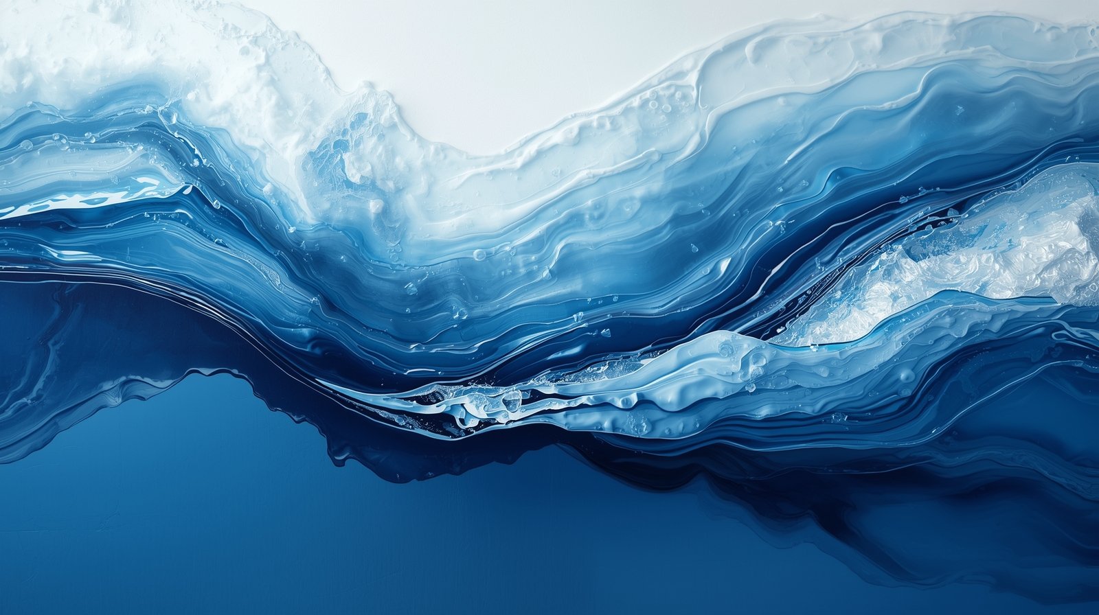 Liquid Glass Waves Digital Painting - Image 2