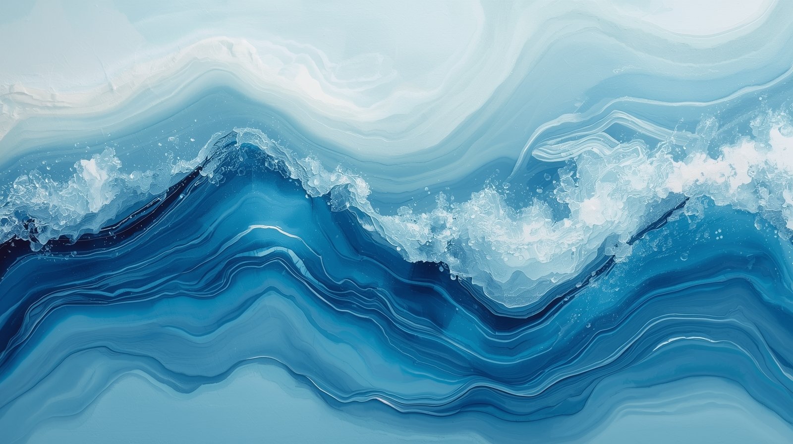 Liquid Glass Waves Digital Painting - Image 4
