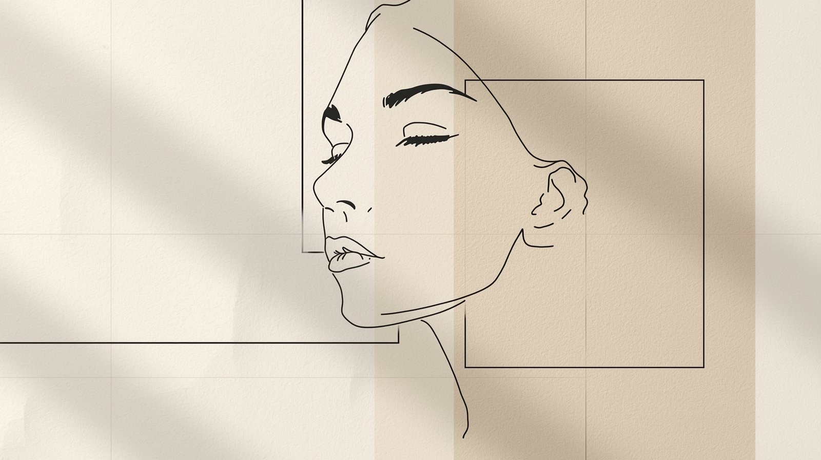 Minimalist Continuous-Line Female Portrait – Luxury Scandinavian Modernist Masterpiece