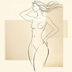 Tasteful, Bold Fine-Art Digital Painting, Wall Arts