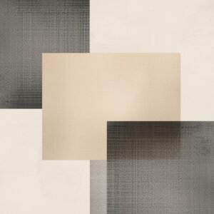 Calm Geometry in Charcoal & Cream Digital Wall Art