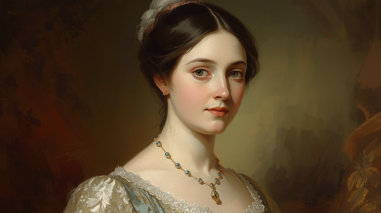 Madame Josephine de Marville Elegance of the Golden Era Digital Painting - Image 4