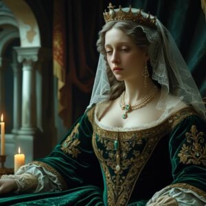 Digital Painting of a Forgotten European Empress from the 1700s