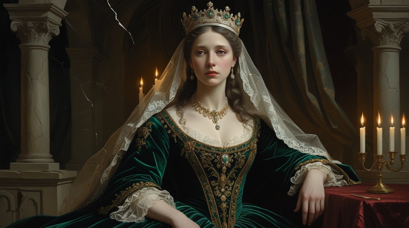 Digital Painting of a Forgotten European Empress from the 1700s - Image 2